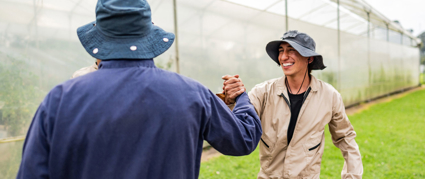 business owners doing a handshake