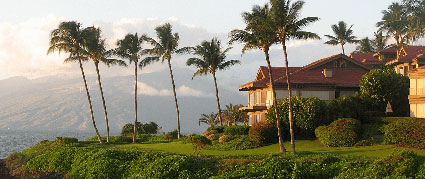 home on the ocean shoreline