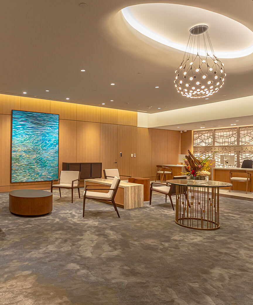 The Private Bank lobby