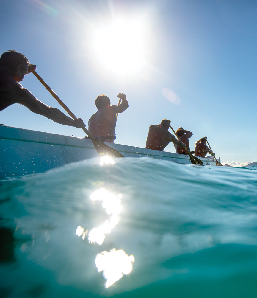 canoe paddlers