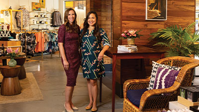 <p>Meli James and Brittany Heyd</p>

    