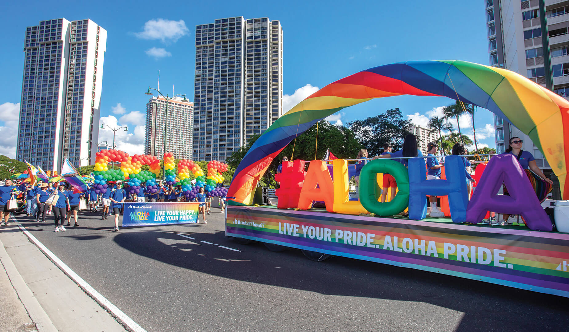Pride Parade float