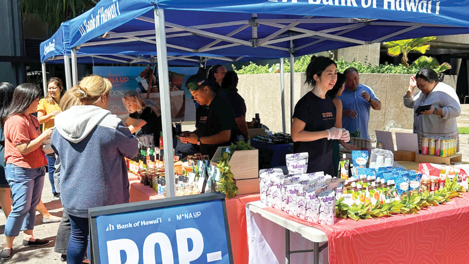 Mana Up popup at Food Truck Day