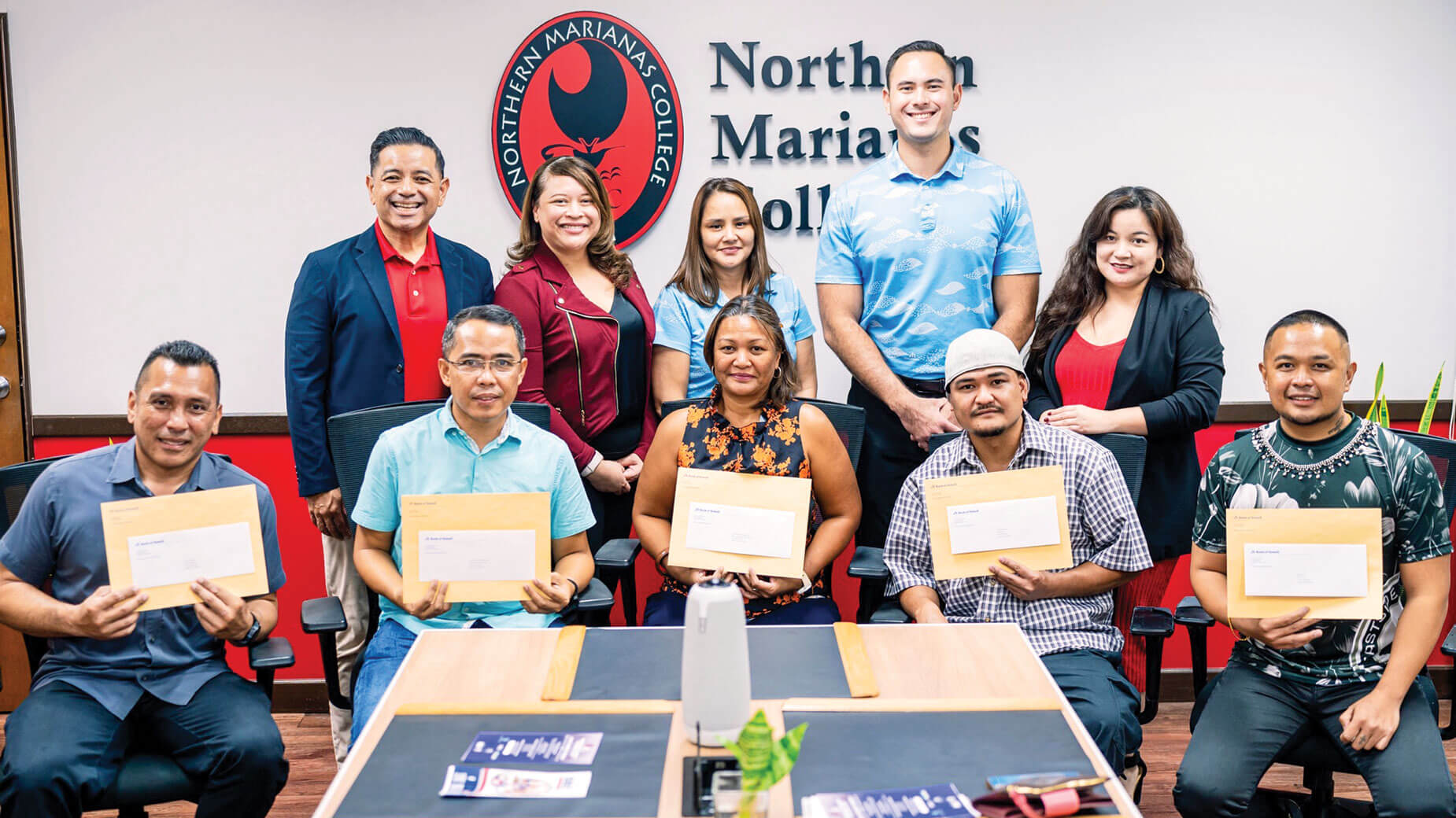 recipients of Bank of Hawaii Foundation's Small Business and Revitalization and Development grants in Saipan