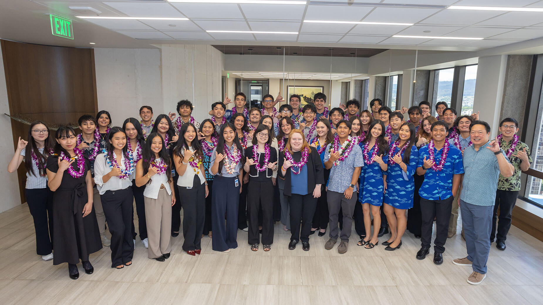 Internship program group photo