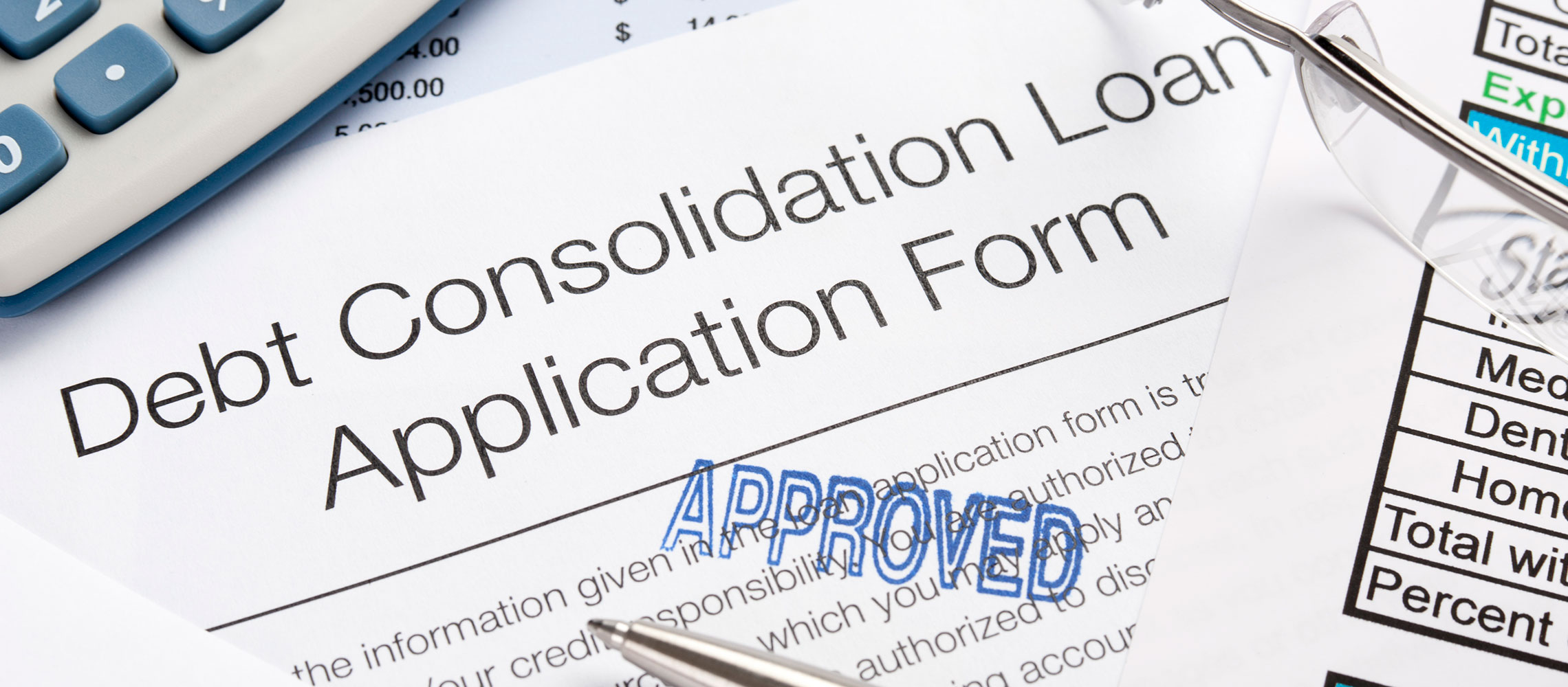 photo of personal loan application