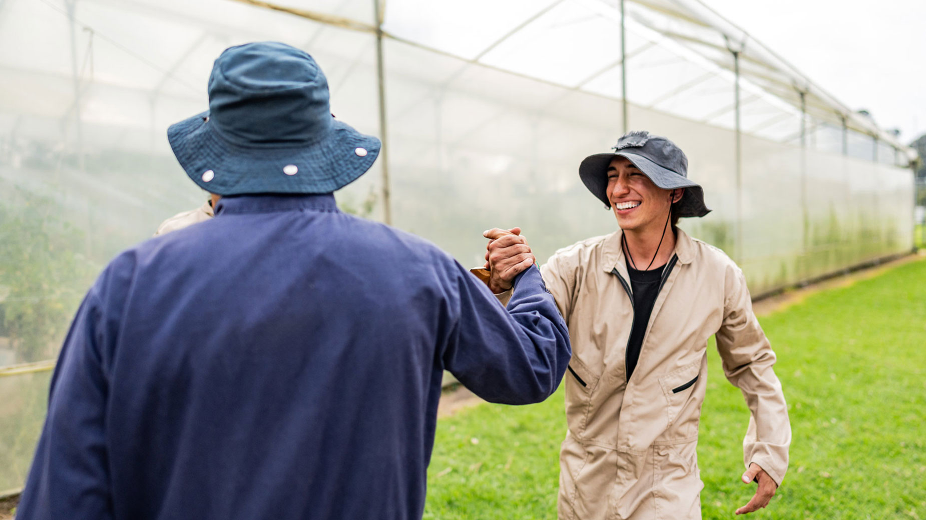 business owners doing a handshake