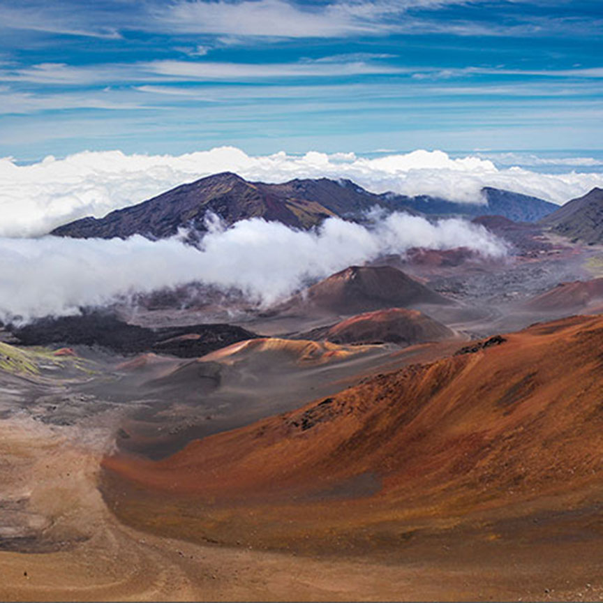 Maui volcano park