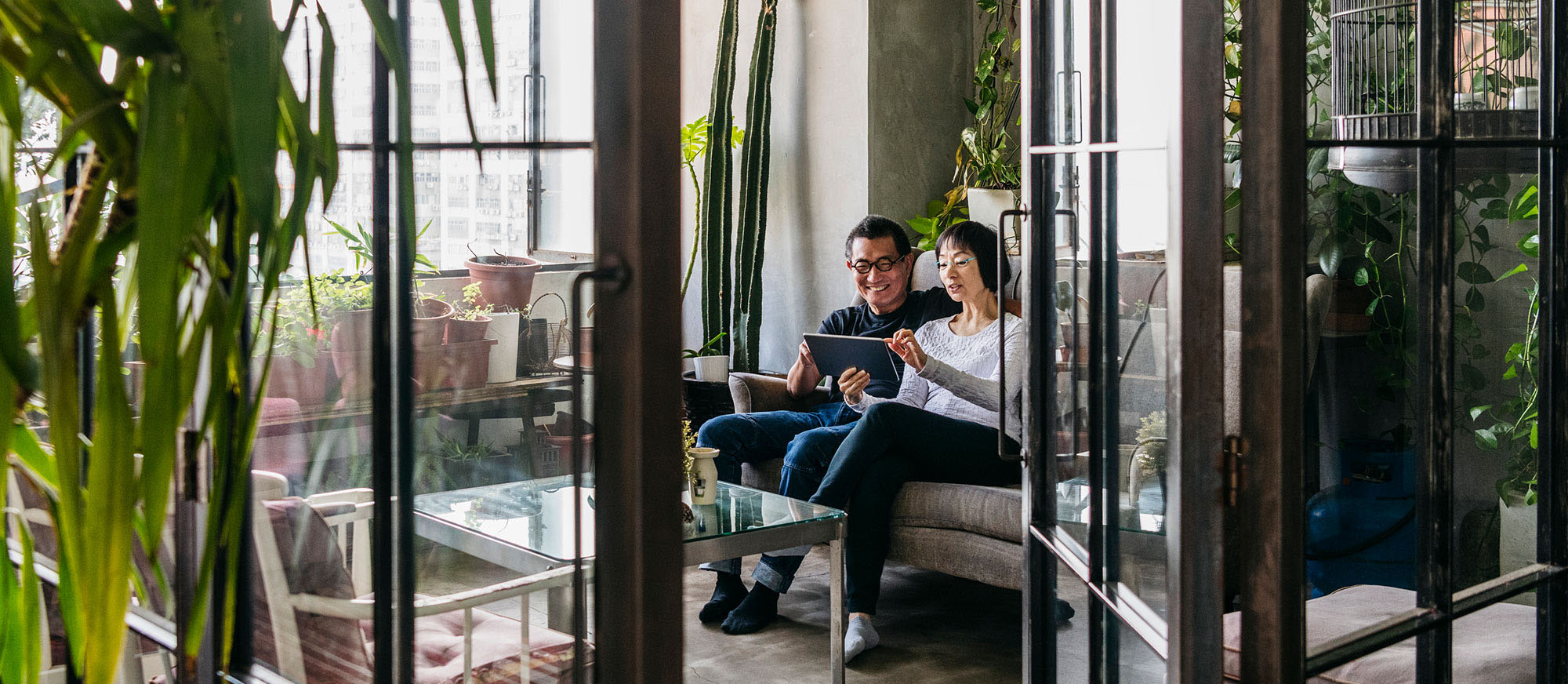 couple reading together