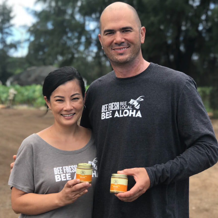 Kylie Matsuda-Lum and Judah Lum of Kahuku Farms