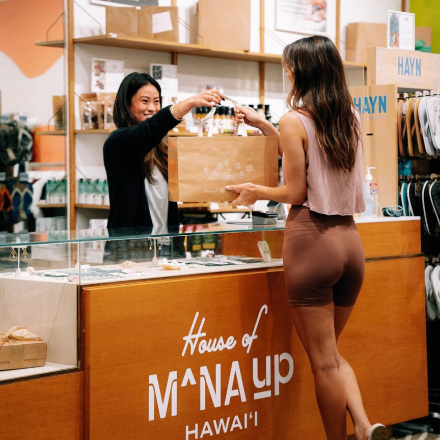 Shopper at House of Mana Up