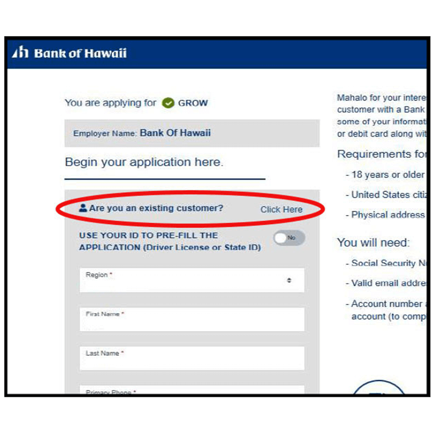 Open Account screenshot