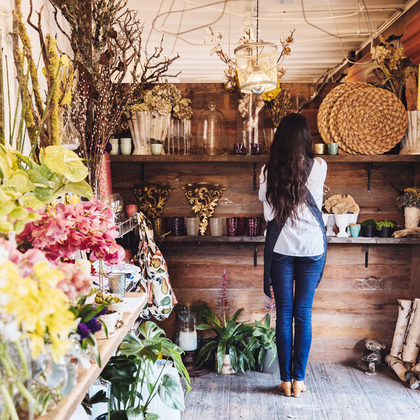 woman shop owner