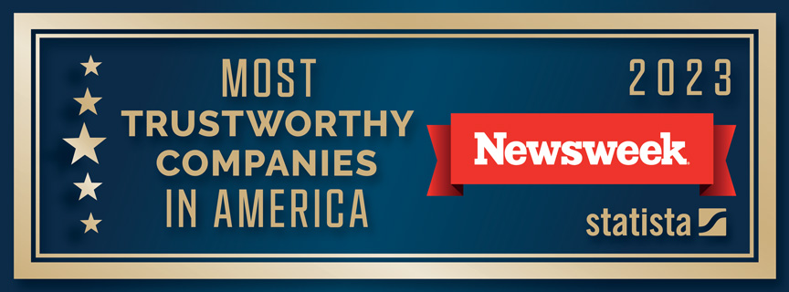 2023 Newsweek Most Trustworthy Bank logo