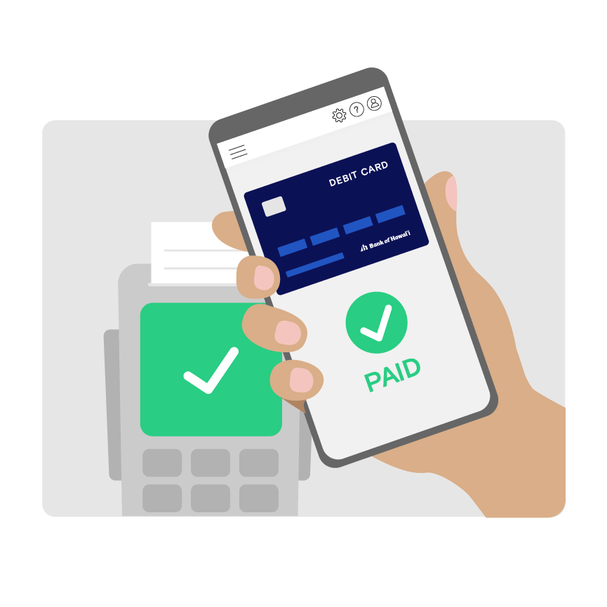 Digital wallet illustration