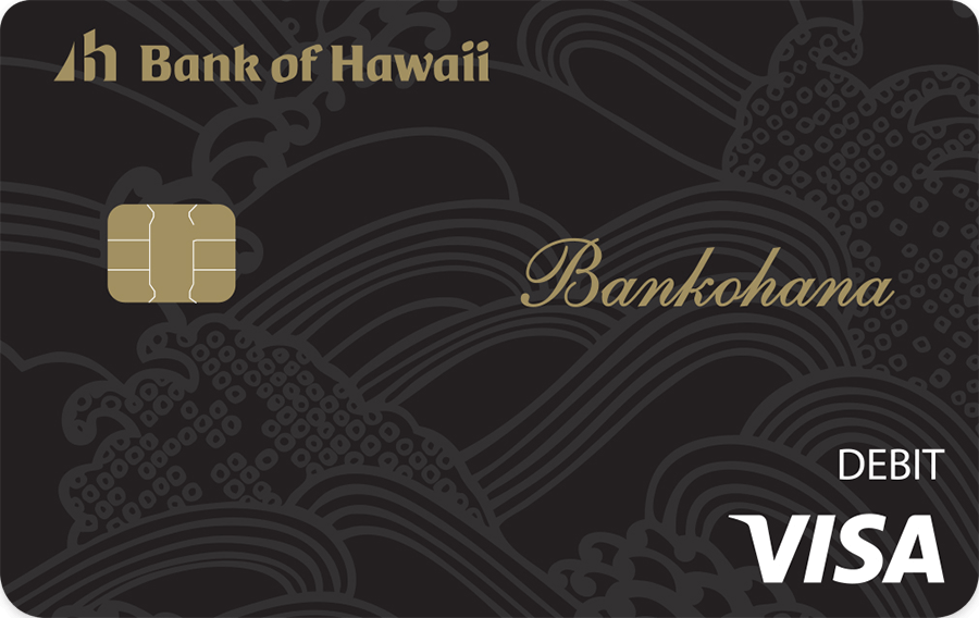 Bank of Hawaii Black Visa debit card