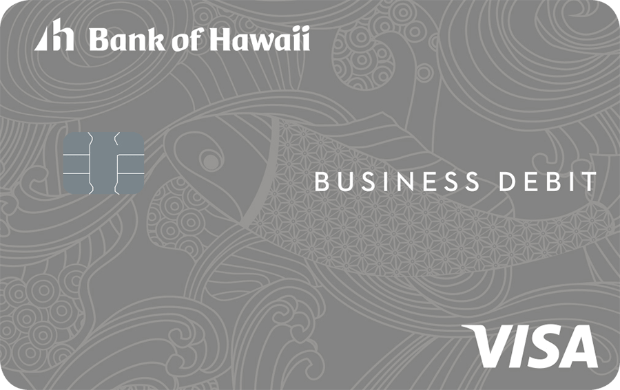 Bank of Hawaii Visa debit card for business