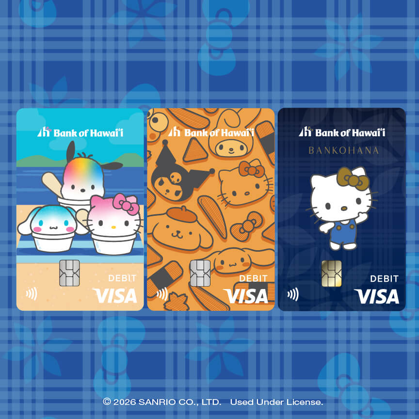 Hello Kitty and Friends debit cards