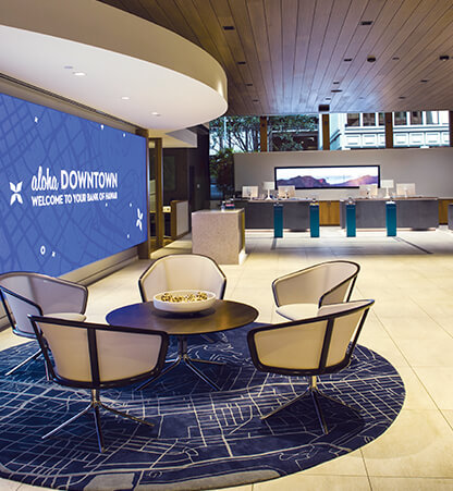 Bank of Hawaii Branch Interior