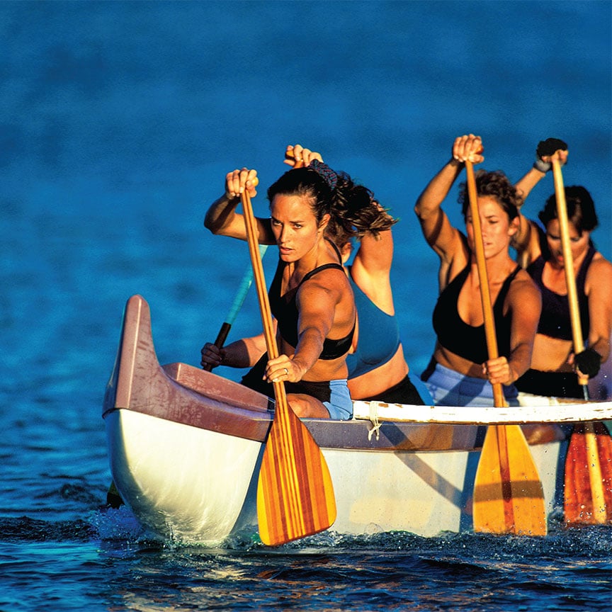 canoe paddlers